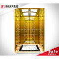 China high quality lift lift elevators hairless stainless steel titanium car